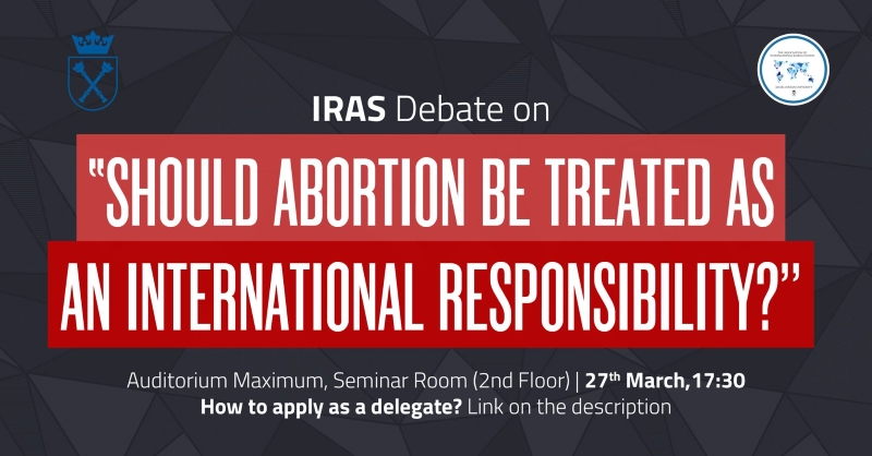 IRAS debate poster